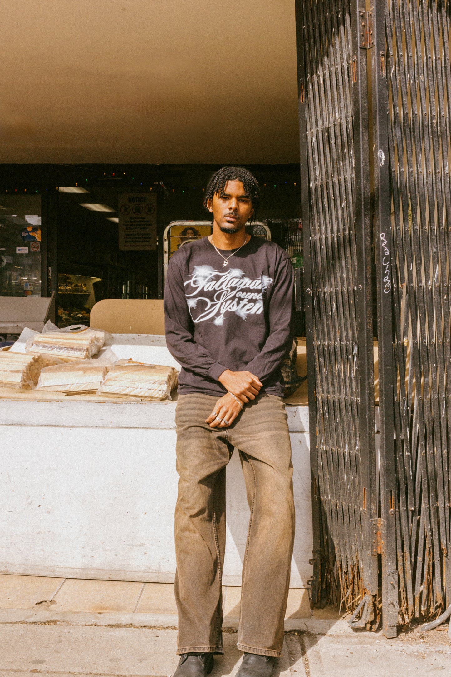 Long Sleeve Tallawah Script-Tee