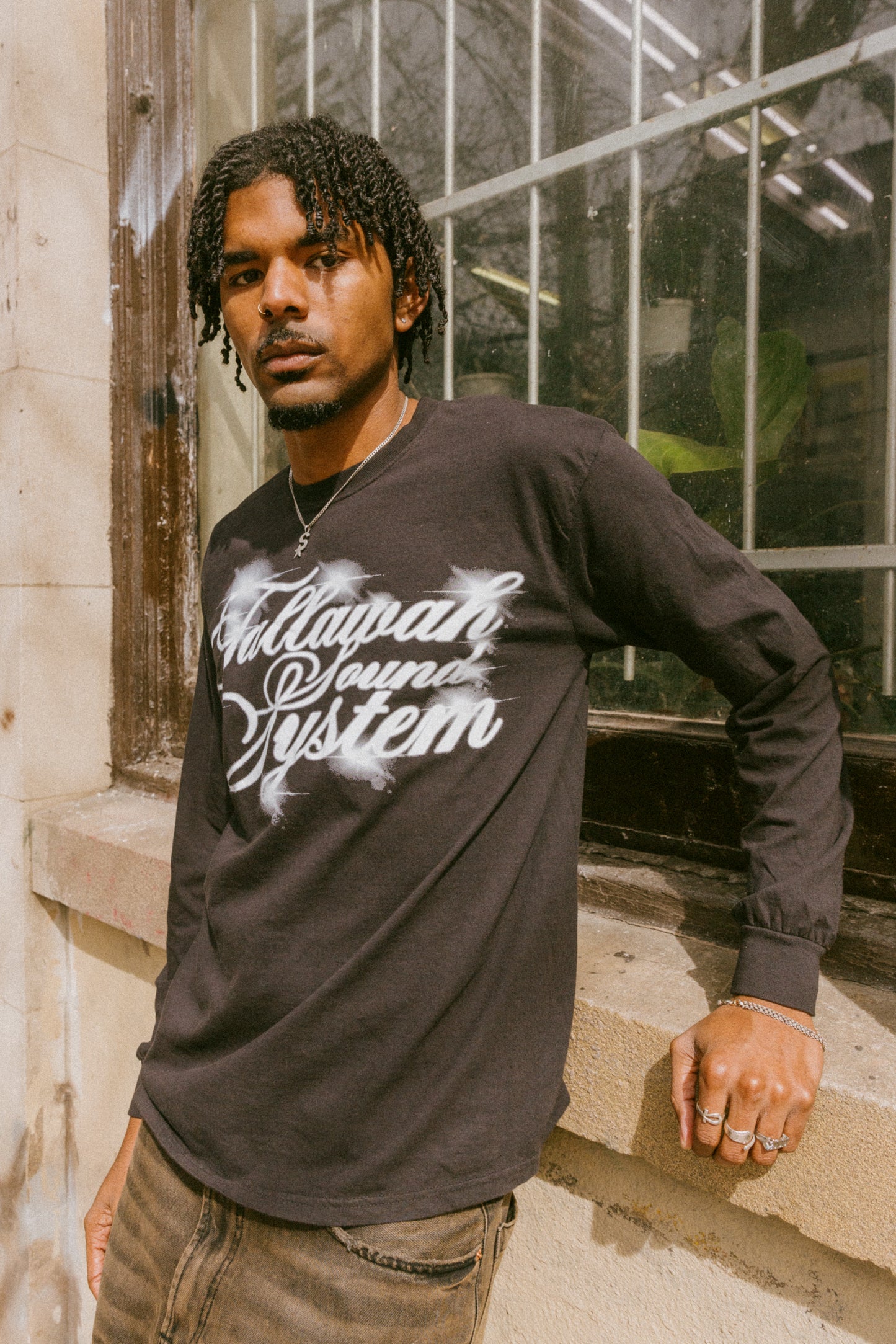 Long Sleeve Tallawah Script-Tee